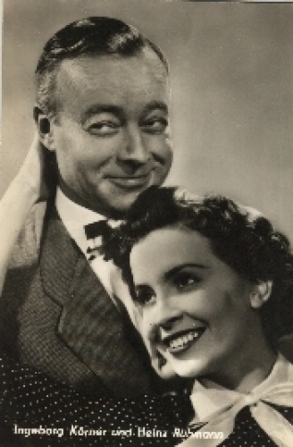 Ingeborg Körner u. Heinz Rühmann Starfoto Foto Real-Film Nr. 245