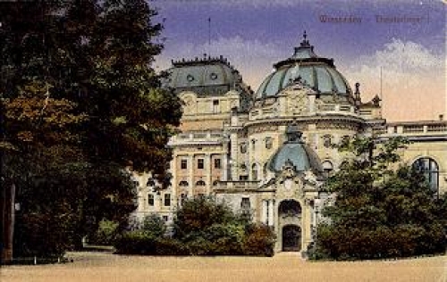 Wiesbaden, theater foyer, o 1929