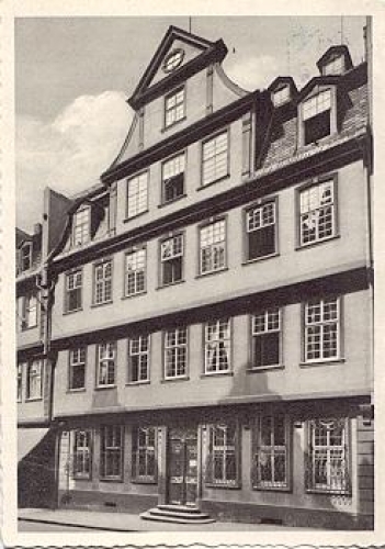 Frankfurt am Main Goethehaus o 10.10.1957