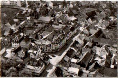 Bad König Luftaufnahme gebr. ca. 1950