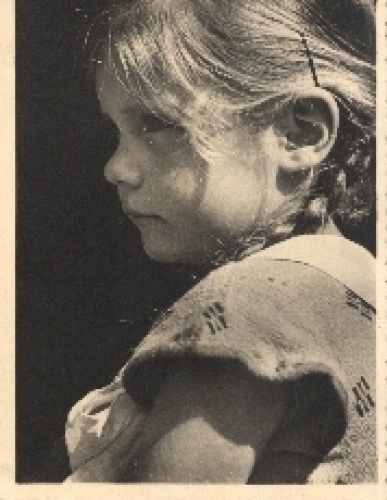 Real photo girl * approx. 1950