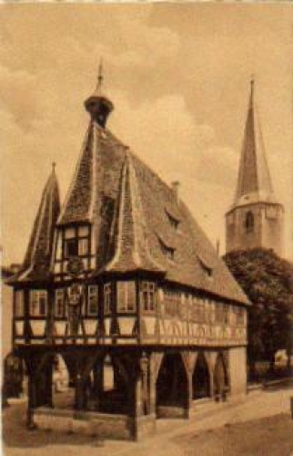 64720 Michelstadt, Rathaus, * ca. 1920