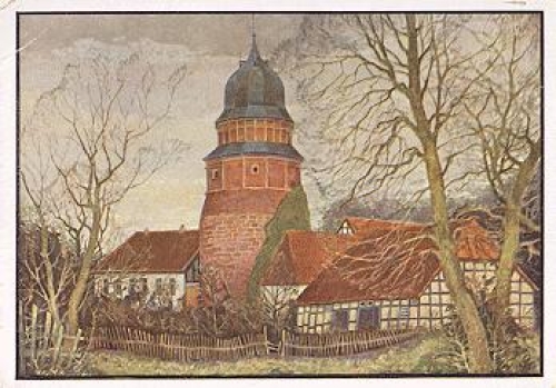 49356 Diepholz Castle artist card Robert Koepfe * approx. 1940