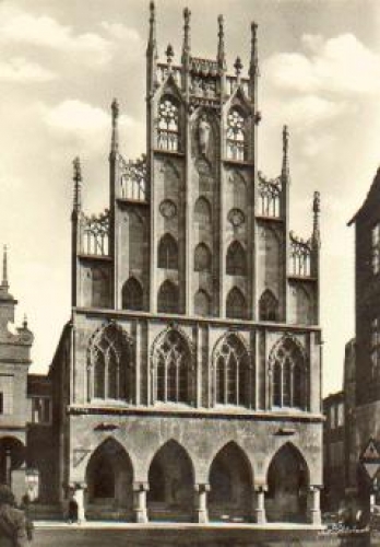 Muenster Westfalen Rathaus *ca. 1960
