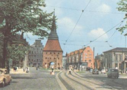 Rostock Steintor tram * around 1965