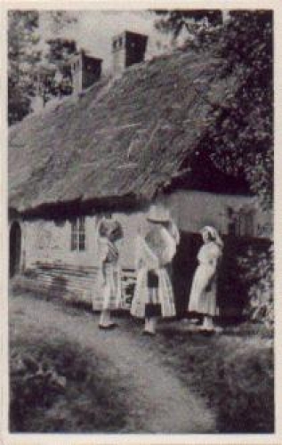 Spreewald Trachten "Plauderstündchen" * ca. 1955