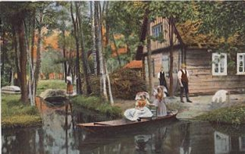 Spreewald Trachten Gehöft * ca. 1910
