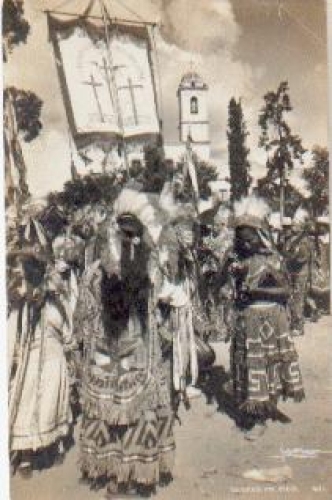 Mexico Danzas Indios real photo o ca. 1936