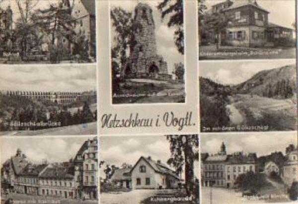 08491 Netzschkau Goeltzschtalbruecke o ca. 1958