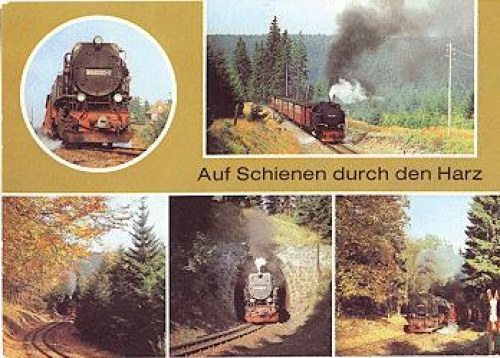 38875 Harzquerbahn narrow-gauge railway * approx. 1980