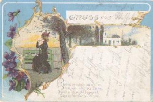 Art Nouveau "Already to stay"o 16.4.1900