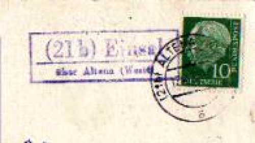 58769 Einsal country postmark o 12.4.1952