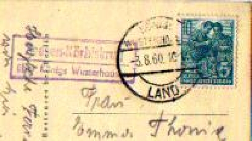 15741 Zeesen-Körbiskrug Landpoststempel Posthilfsstellenstempel o 3.8.1960