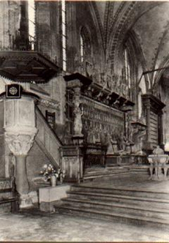 18273 Guestrow Cathedral interior view *approx. 1965