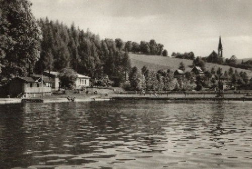 09623 Rechenberg-Bienenmuhle Eastern Ore Mountains air bath with HO cafe * approx. 1970