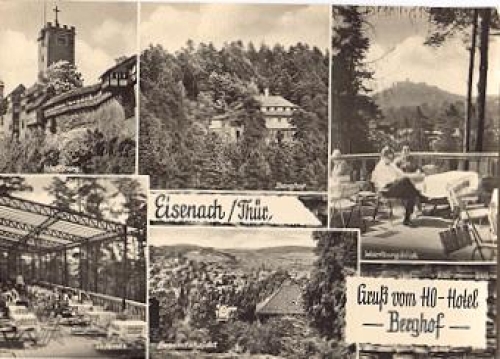 99817 Eisenach HO-Hotel Berghof o  ca. 1965
