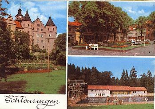 98553 Schleusingen postcard o 2.8.1988