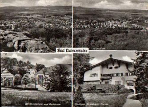 36448 Bad Liebenstein postcard gebr. circa 1975