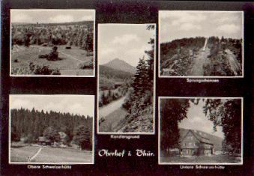 98559 Oberhof Sprungschanze o 14.7.1964