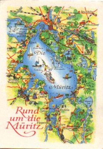 17192 Muritz  Landkarte o ca. 1975