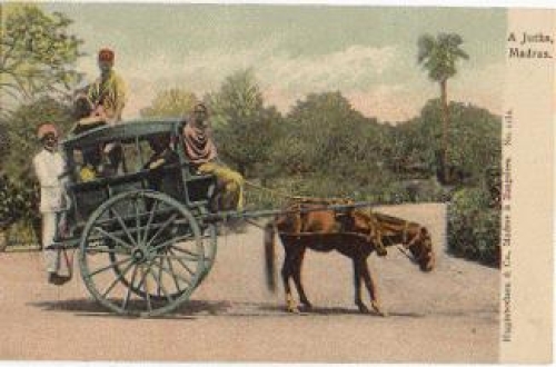Indien Madras Pferdekutsche * ca. 1920