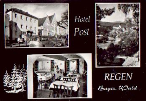 94209 Regen Hotel Post Omnibus * ca. 1960