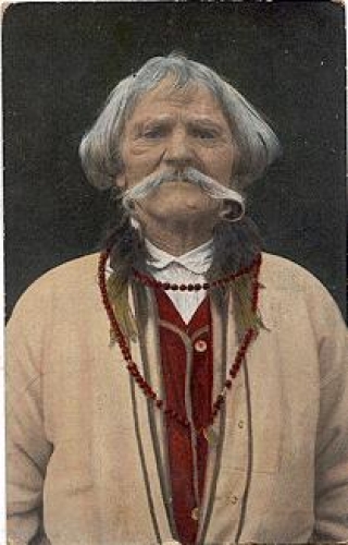Barträger Bauer Landwirt Polen o 2.2.1918