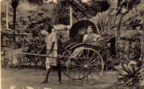Indien India Rischkafahrer * ca. 1920