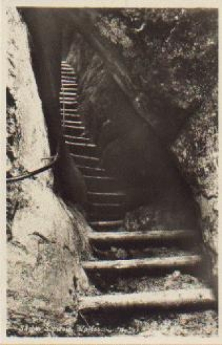 01824 Hohenstein Wolfsschlucht Cave Grotto *ca.1930