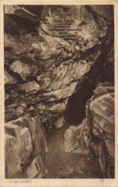 08118 Prinzenhohle entrance grotto * approx. 1920
