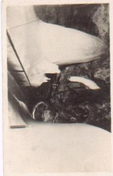 Dobsina ice cave Corridor at the large hall grotto * ca. 1950