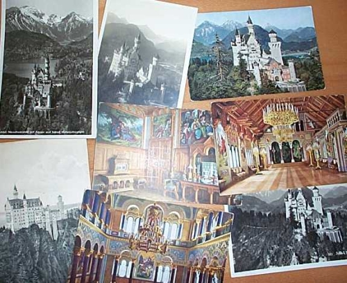 87645 Neuschwanstein Castle 8 ppc *approx. 1920