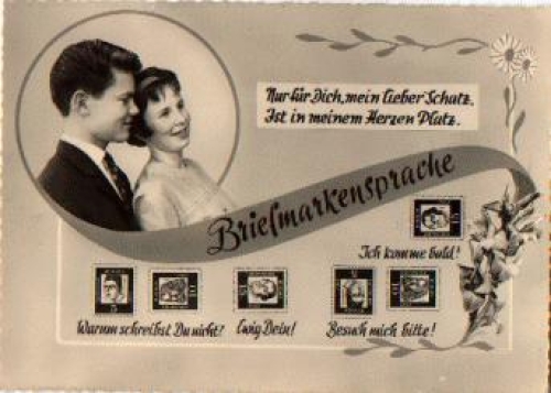 Herz Briefmarkensprache Nr. 9027/1, * ca. 1950