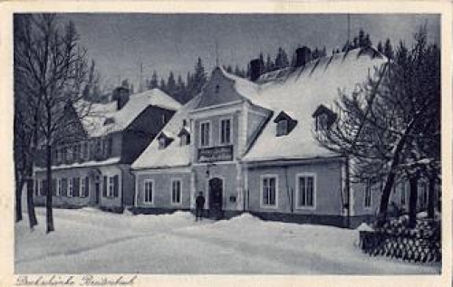 Breitenbach Dreckschaenke im Winter o ca. 1930