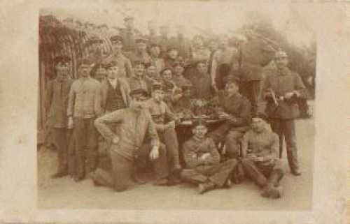 Deutsche Soldaten 1. WK. Gruppenfoto * ca. 1915