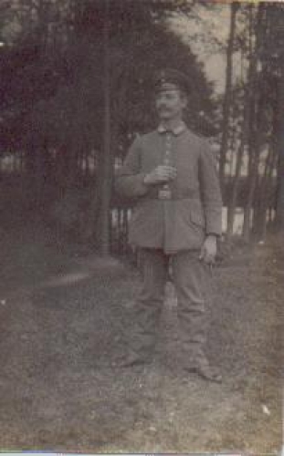 German corporal officer WWI real photo * around 1915