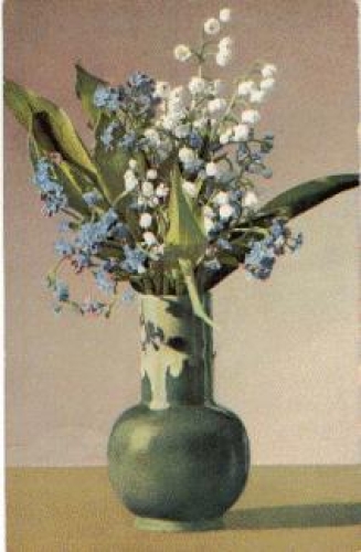 Lily of the valley forget-me-not flowers o 28.6.1911