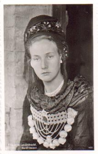 25938 Fohr Island Frisian national costume * approx. 1960