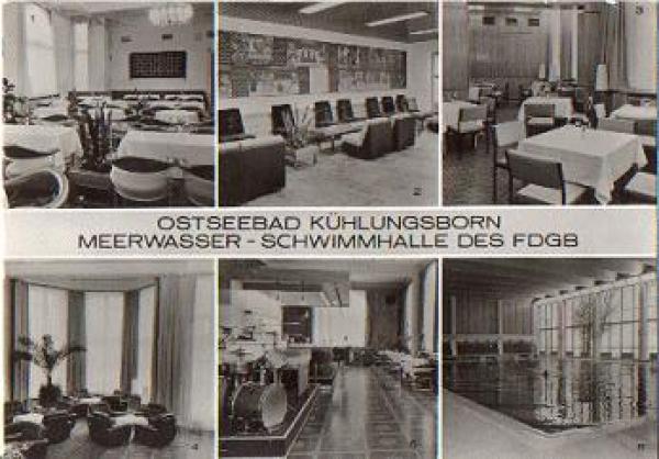 18225 Kühlungsborn Meerwasserschwimmhalle des FDGB o 20.10.1979
