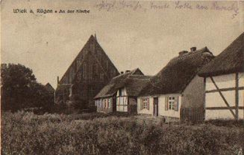 18556 Wiek An der Kirche gebr. ca. 1910