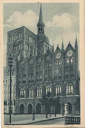18435 Stralsund, Rathaus, * ca. 1920