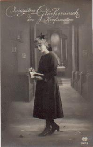 Konfirmation Serie Nr. 6067/1 gebr. ca.1920