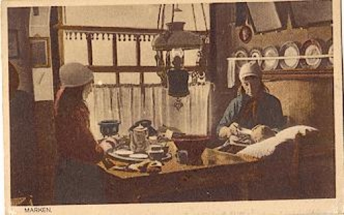 Marken kitchen work profession costumes * ca. 1930