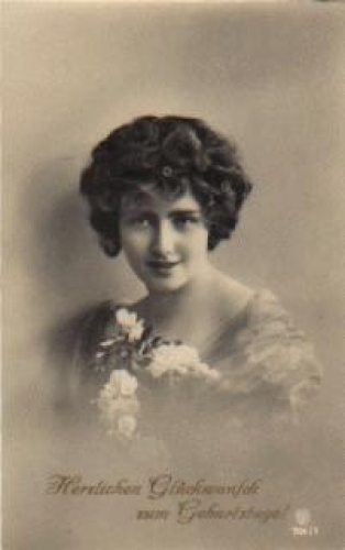 Frau Serienkarte 704/1 gebr. ca.1920