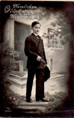 Glueckwunsch zur Konfirmation Serie 2323-6, o 27.3.1926