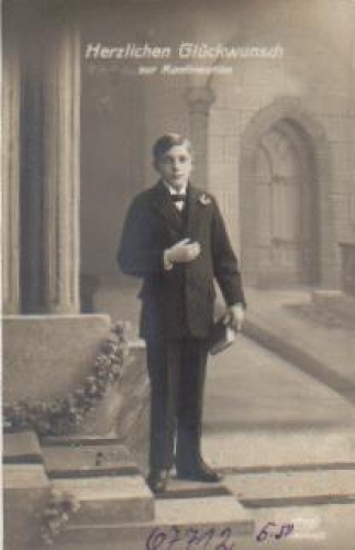 Konfirmation Serienkarte 33055/2 * ca. 1920