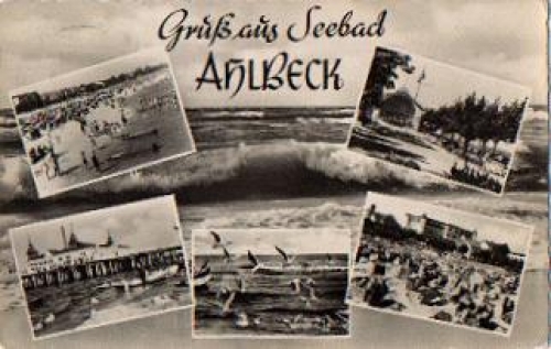 Ahlbeck Insel Usedom gebr. 10.08.1958