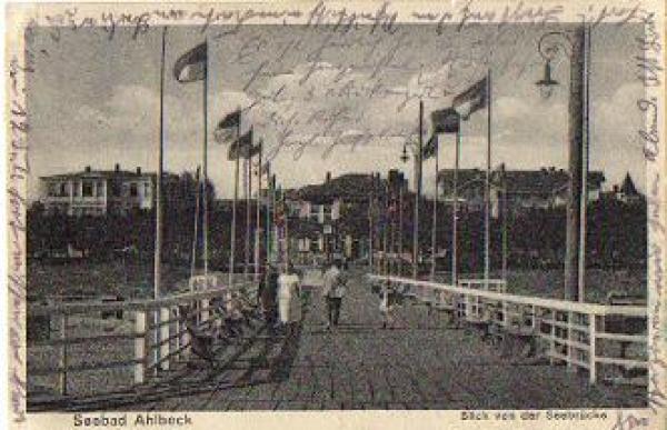 17419 Ahlbeck von der Seebrücke o 24.6.1927