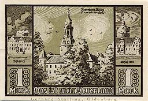 26441 Jever city emergency money worth 1 mark lock 1921