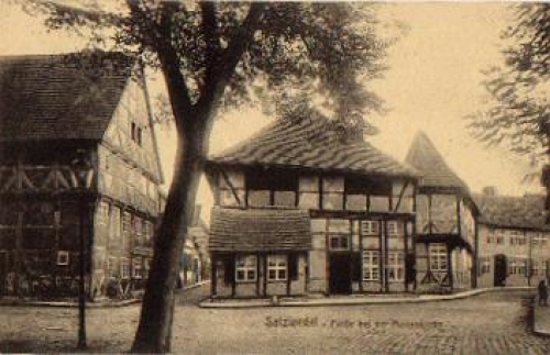 29410 Salzwedel Partie bei der Marienkirche * ca. 1910